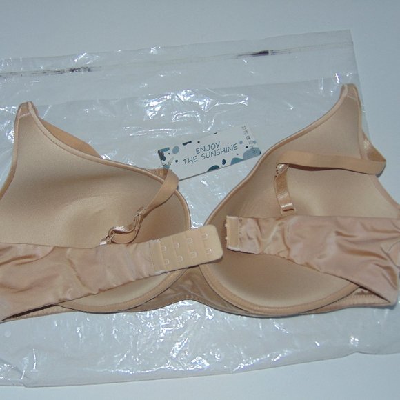 Charmo Beige Wireless Demi Bra - Size 38D - Picture 6 of 7